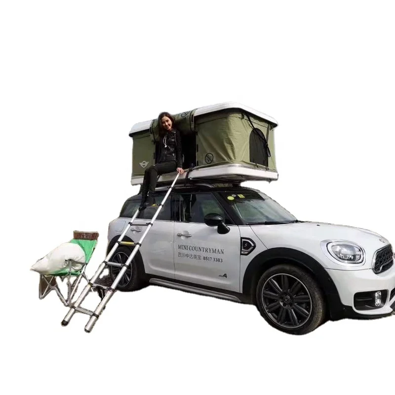 
Hot sale SUV Customized 4x4 Fully automatic Hydraulic pop-up open Hard Shell rooftop car off road Roof top Tent 