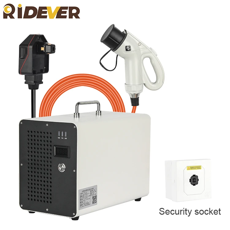 Зарядное устройство Ridever Dc Ev Ac 220V DC 750V 7Kw 0-11Ah портативное зарядное