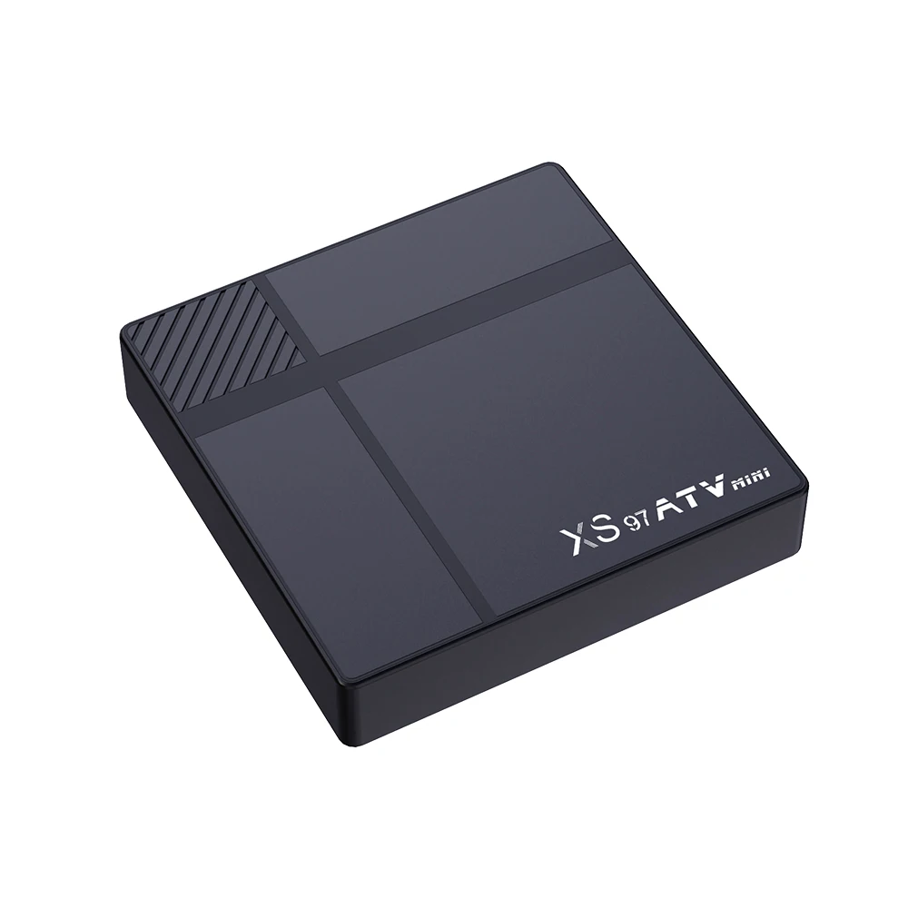 Новое поступление XS97 ATV MINI H618 Android 12 ARM A53 цифровой ТВ-приемник совместим с Google голосовым помощником