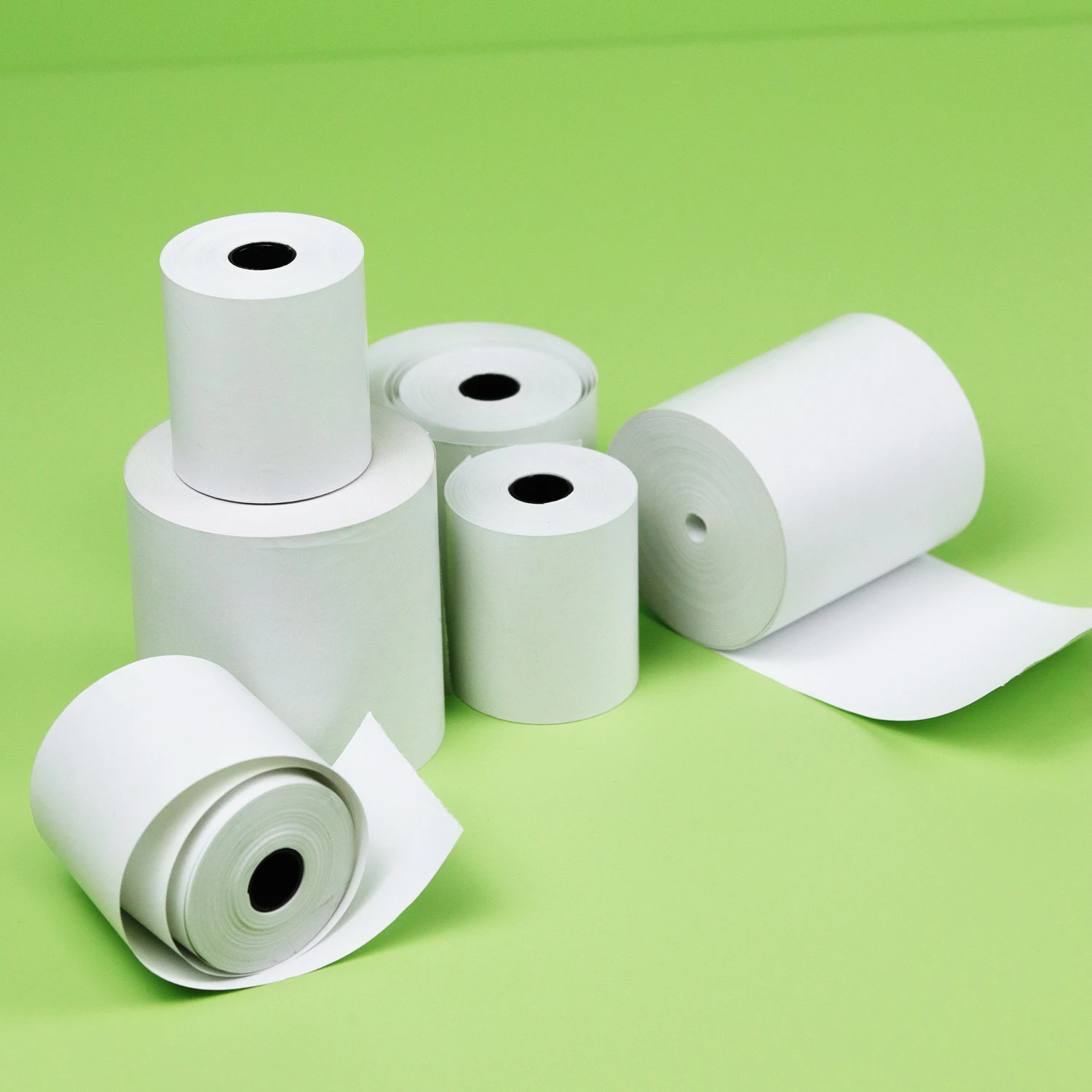 57x40mm/Customized Size Thermal Paper rolls White Thermal Paper Cash Register POS Receipt Paper (50 rolls) thermal tape