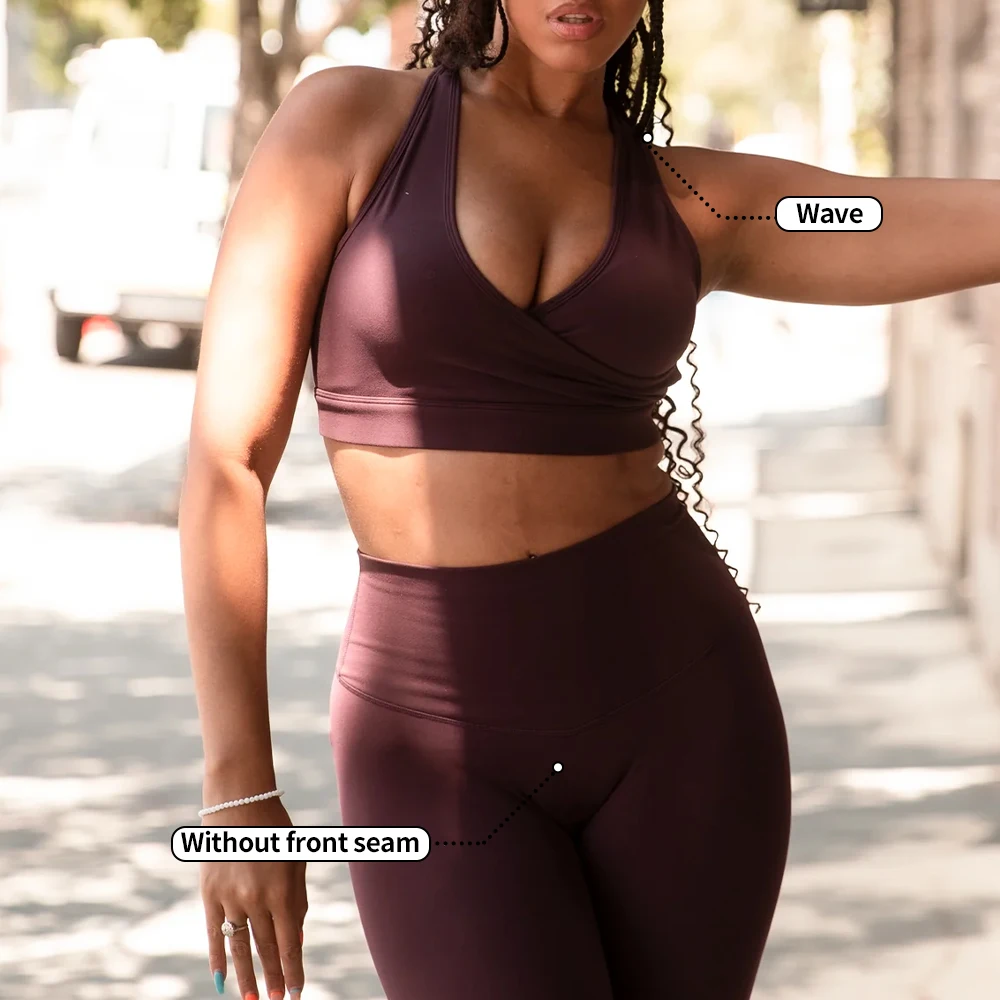 MIQI Custom Soft High Waisted Tight Yoga Leggings Workout Clothings Gym Fitness Leggings Womens Scrunch Butt Lift Yoga Pants