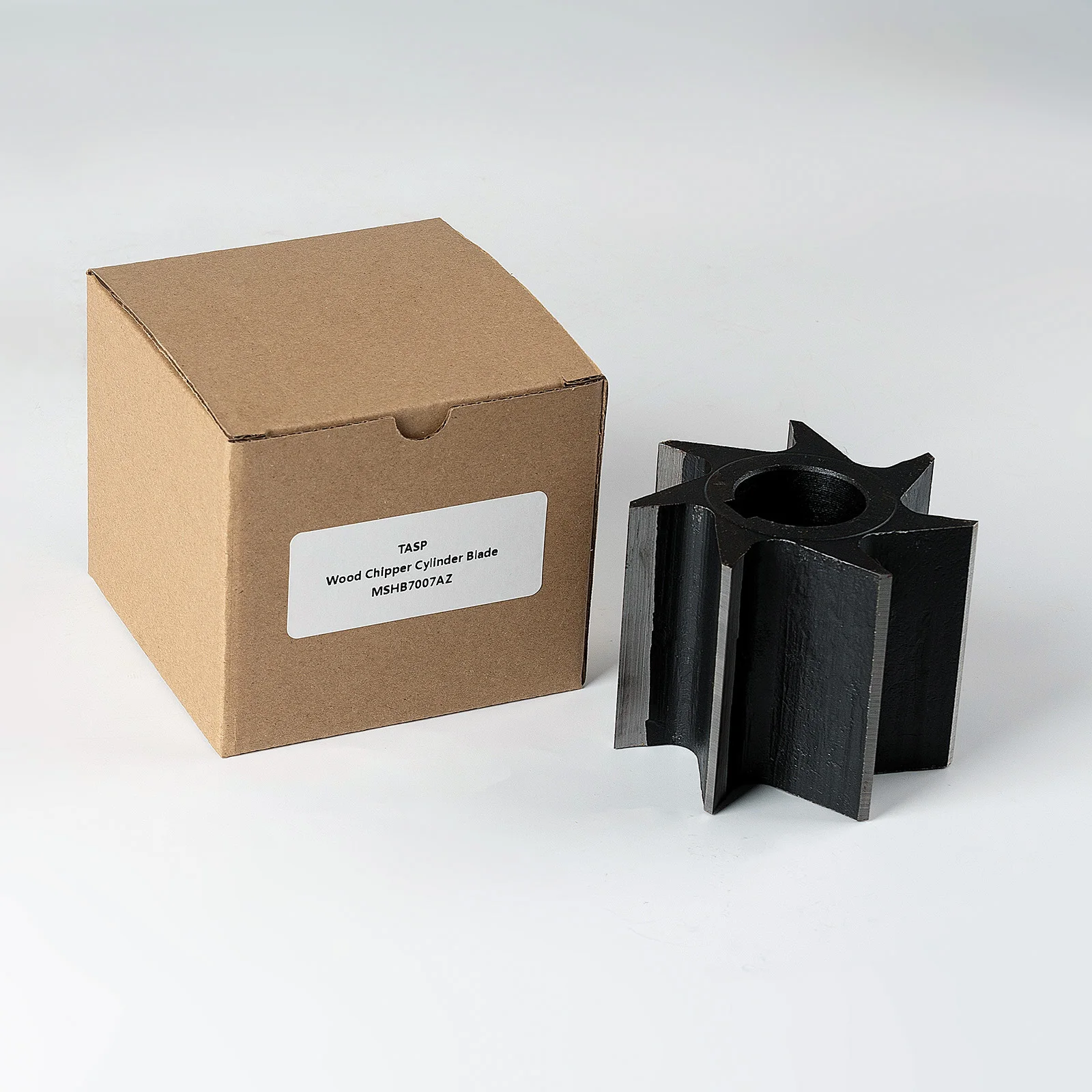 Wood Chipper Cylinder Blades 88x70mm Cutting Knives Replacement Parts for Silent Garden Shredders