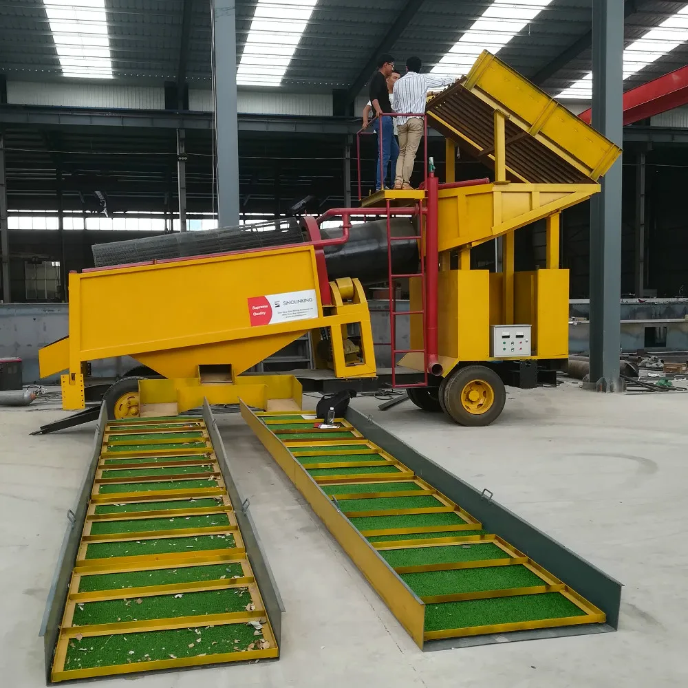 SINOLINKING Low Affordable Price Gold Separator /Gravity Separator Machine with Wind Blower Power