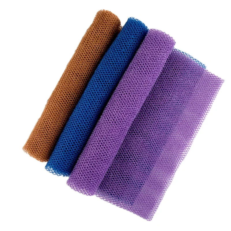 body scrubbing exfoliating african nylon washcloth net bath mesh sponge african net sponge
