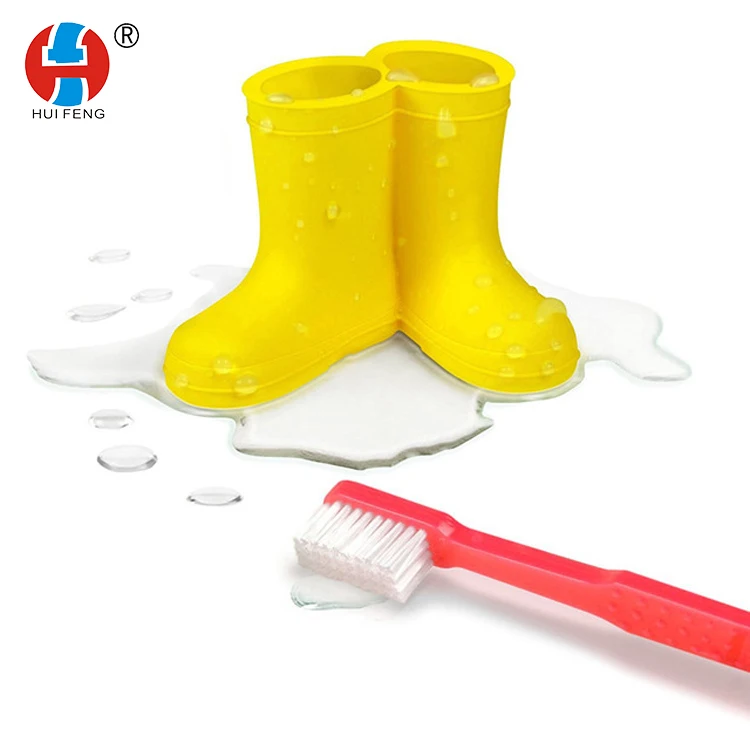 
Creative multifunctional cartoon cute silicone rain shoes rain boots toothbrush holder 