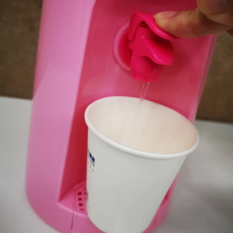 New Cute Cartoon Design Mini 8 Cups Water Dispenser No Warming Drinking Machine for Children Office Pet Dog Cold Water Dispenser