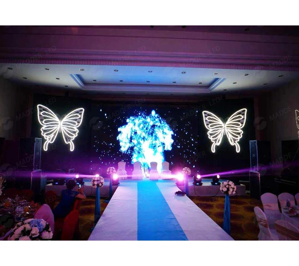 P2.6 2.6Mm P3 Hd Indoor Rental 500*1000 Mm Led Video Wall Display Curved Screen Panel For Stage Events Studio Exhibition Hall