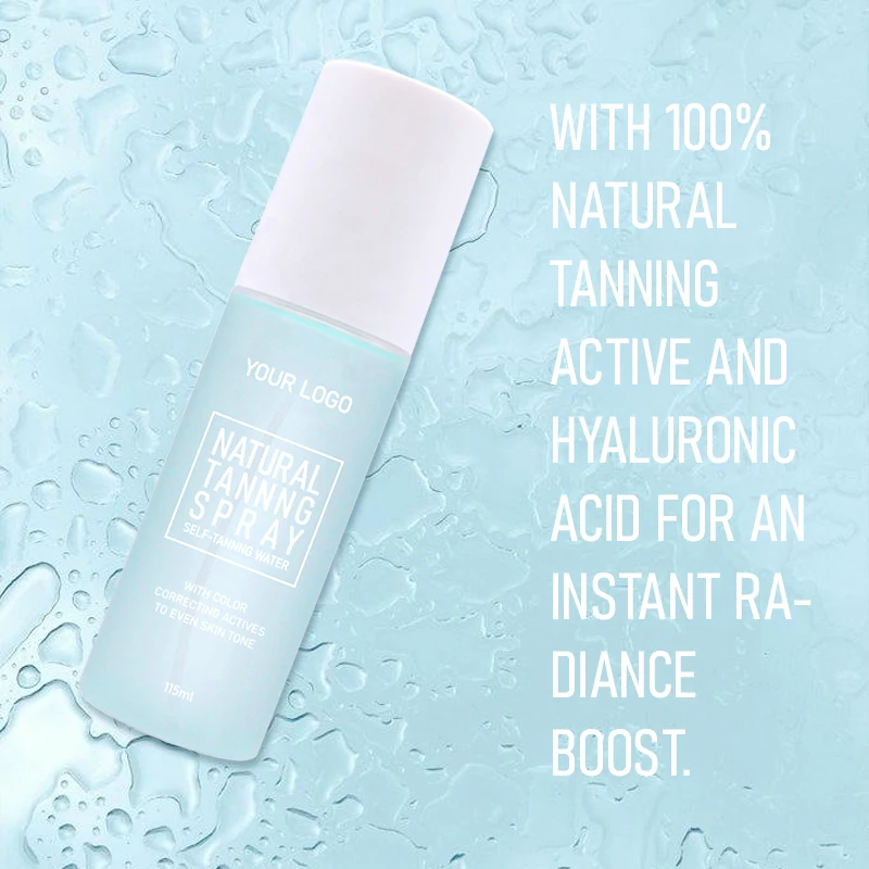 Wholesale Private Label Spray Tan Solution High Quality Tanning Spray Products for Women Sunless Tanning Spray