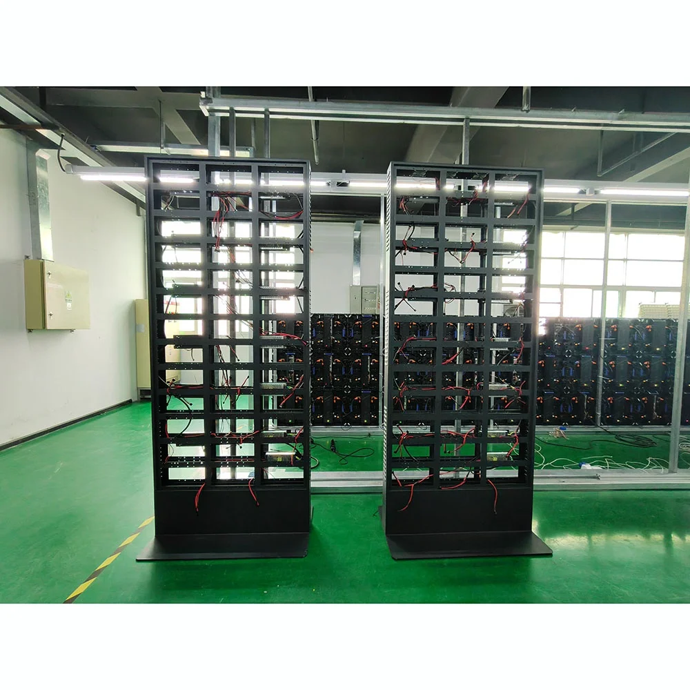Customized Double Side P1.86 Floor Standing Poster LED Display 960x2080