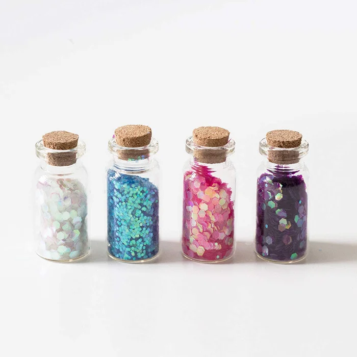 Spot 30mm Diameter Mini Glass Bottles Cork Tops for Camping Project Arts & Crafts Jewelry Stranded Island Message Wedding Wish