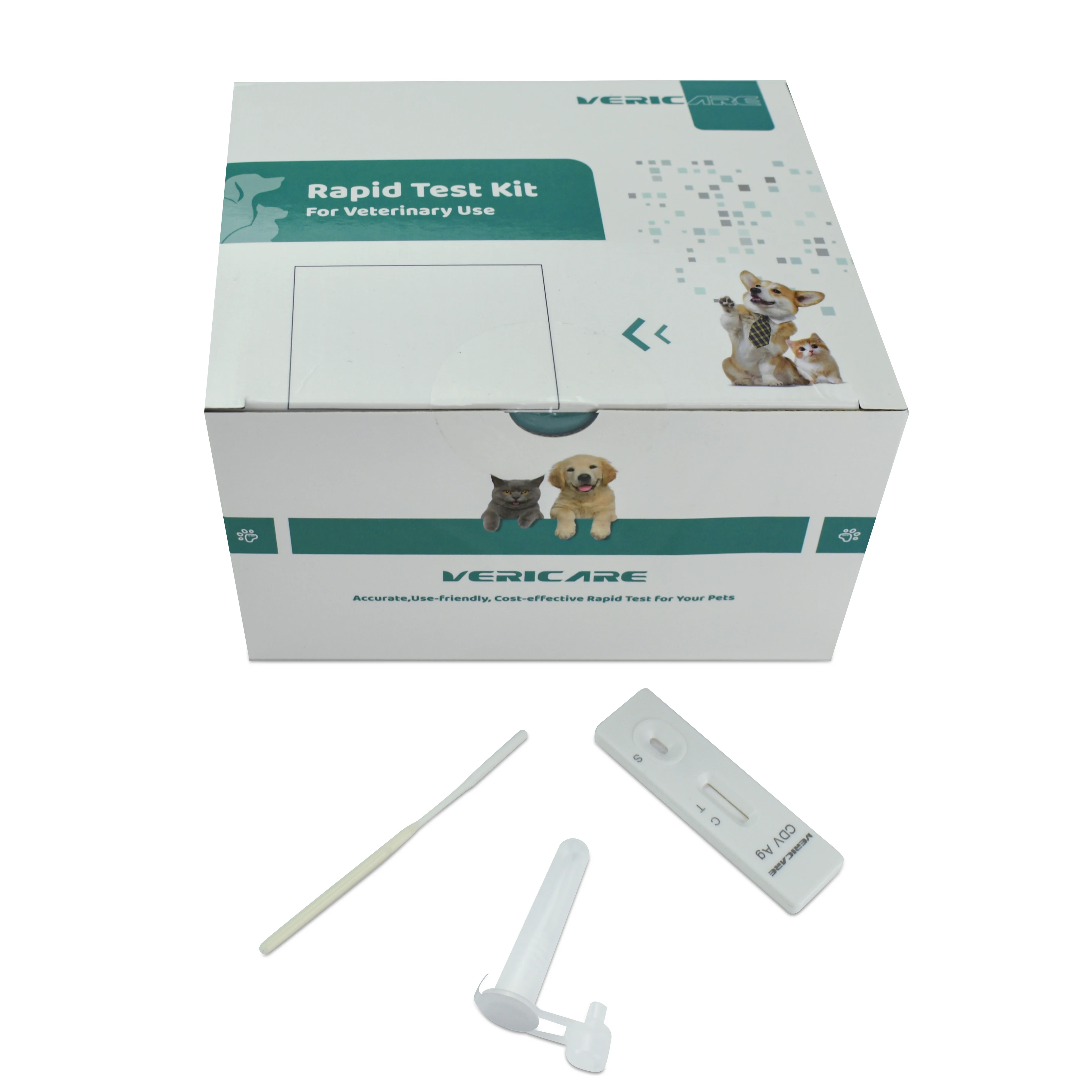 Medical Dog diagnostic BRU cassette Brucellosis antibody C.Bru Ab Canine Brucells Antibody Rapid Test Kit cpv test kit