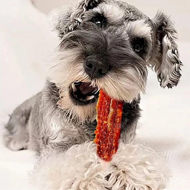 OEM ODM China pet treats snack food wholesale manufacturer factory Strengthen muscles and bones dry jerky pet cat dog food snack