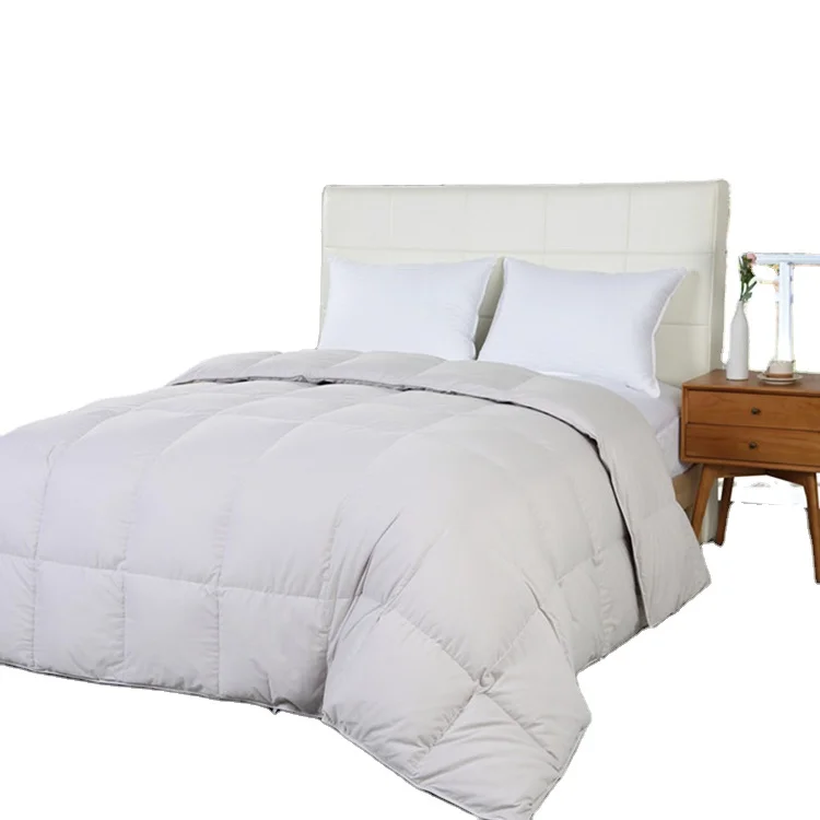 220 x 240 cm High quality luxury soft hotel white goose down quilt