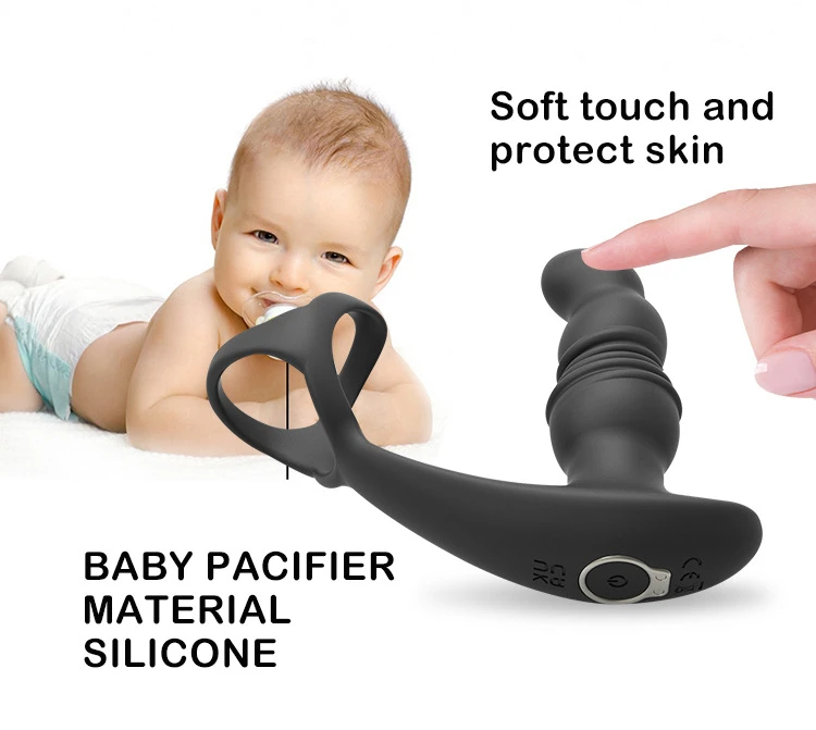 Silicone Telescopic Anal Plug Male Prostate Massager Adult Products Sex Toys For Men Masturbator Saudi Arabia Anal Plug