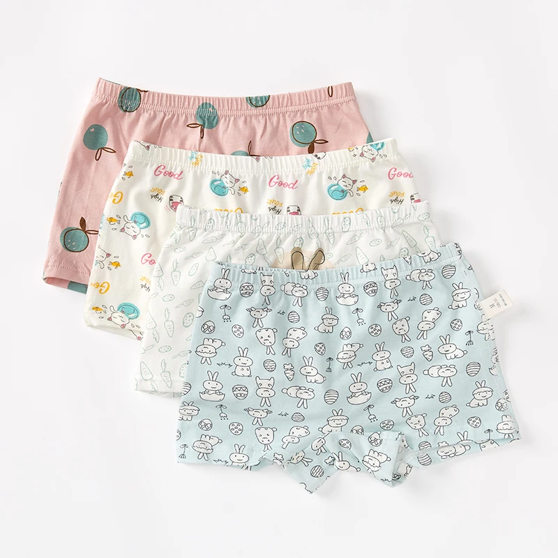 Hot Sale  Cartoon 100% Cotton Girls Underwear Kids Children Panties Baby Briefs Breathable Underwear  Wholesale