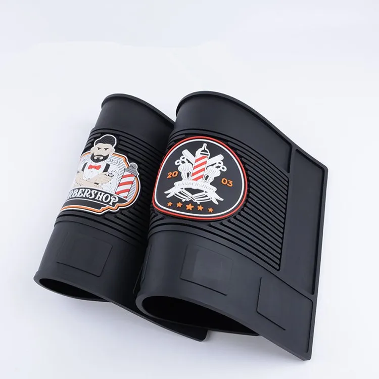 Hairdressing mat PVC insulation mat strong magnetic suction desktop clipper display beauty salon tool mat wholesale