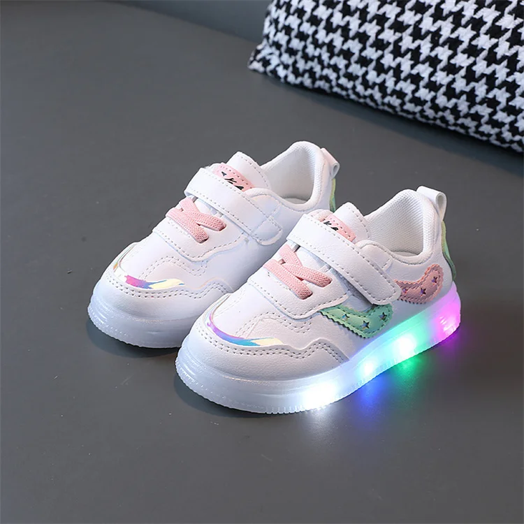 kids LED sneakers low light up shoes for kids boys