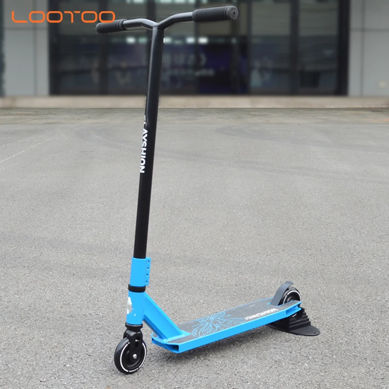 china manufacturers wholesale cheap oem regenbogen toy two wheels adult aluminum deck chrom kick 360 sport pro stunt scooter