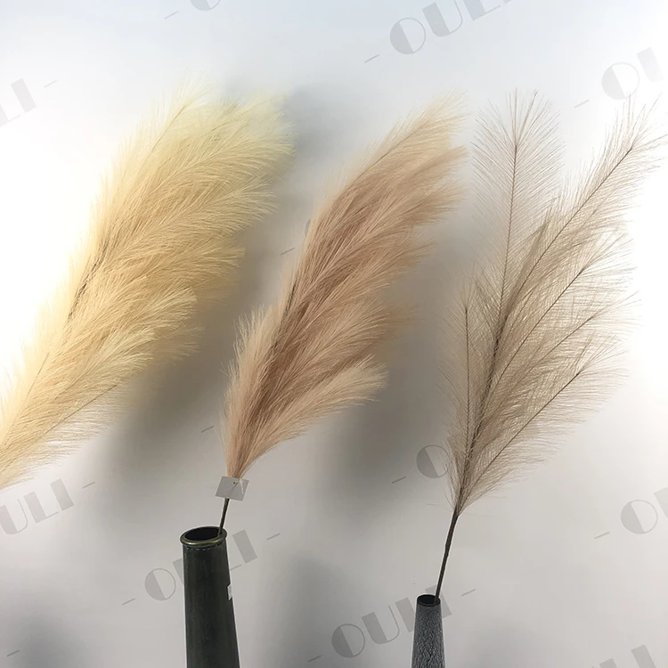 H006 Hot Sale Bohemian Dry Artificial Pampas Grass Decorative Natural Dried for Vase