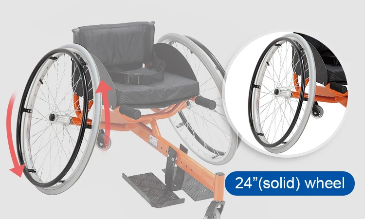 KY784L-36 Kaiyang manual aluminum tennis sports wheel chair lightweight sport tennis wheelchairs for sale