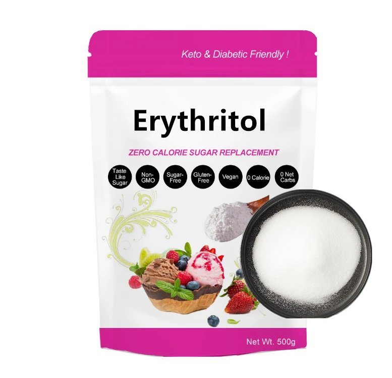 Food additives Bulk Sweetener erythritol powder erythritol sugar for diabetics and dieters