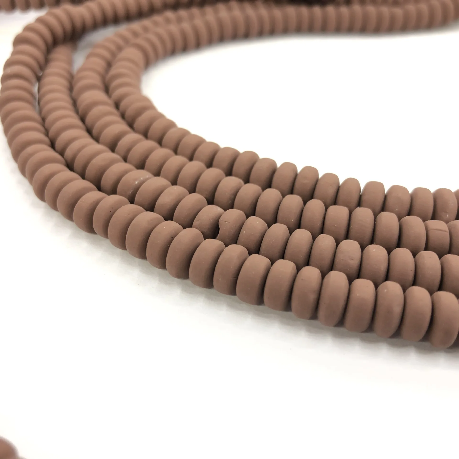 Wholesale Colorful Clay Abacus Beads for DIY Bracelet Necklace Jewelry Candy Accessories