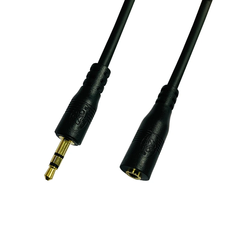 gold plated 3.5mm stereo jack male to female3.5 audio extension cable