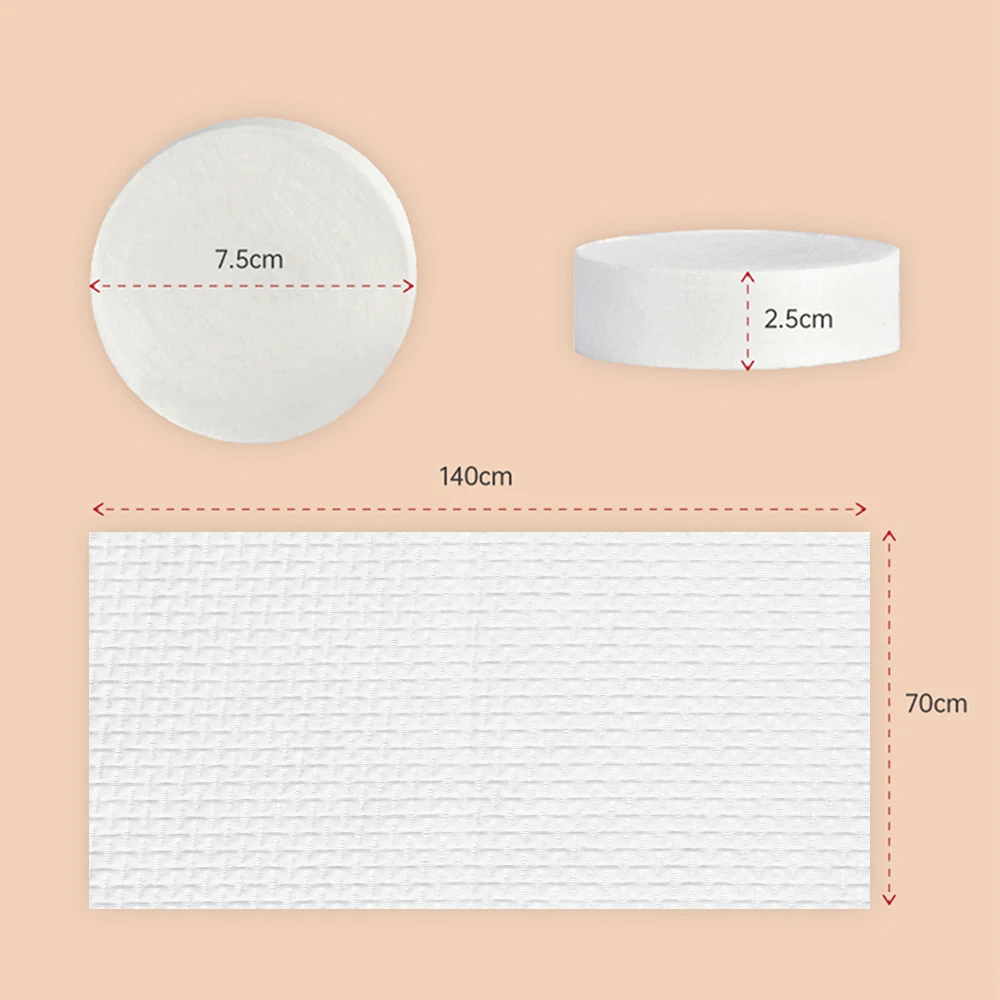 Disposable Eco Friendly Hair Bath Towel Cotton Towels Gym Non Woven Disposable for Hotel Spa Beach Sauna Travel Christmas Space