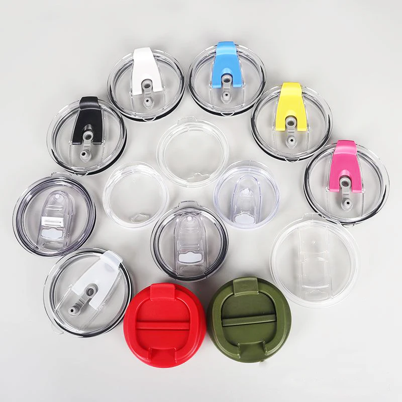 Сменная тонкая прямая крышка-слайдер, герметичная соломенная герметичная крышка, кофейная кружка, откидная крышка для автомобильной чашки