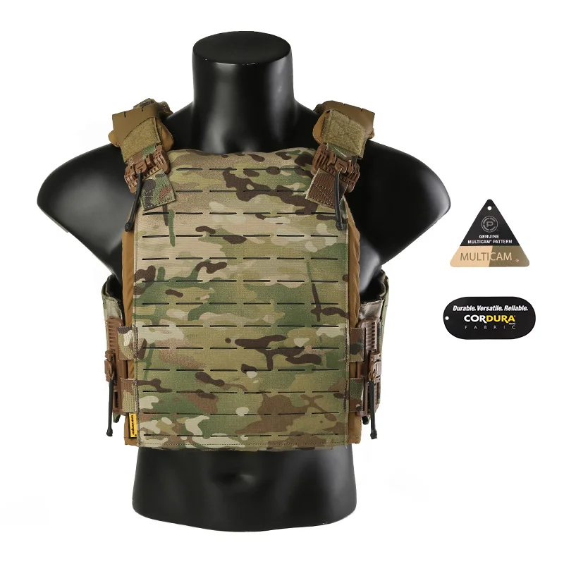 Emersongear 500D Cordura Nylon Laser Cutting Tactical Combat Vest Equipment Armor Vest Multicam Plate Carrier Vest With FS Style