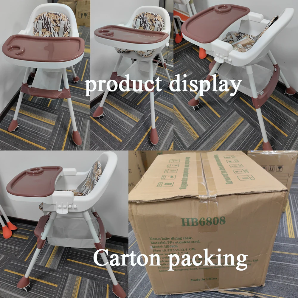 Cheap portable baby high chair table 3 in 1 rest food eattingt booster restaurant eating dining feeding high baby chair