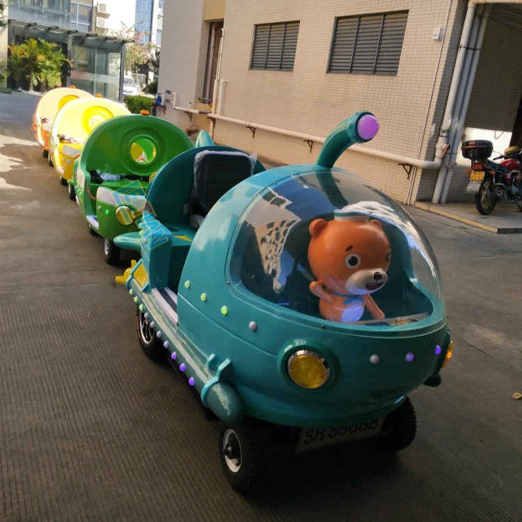 Cheap price family rides cartoon electric kids trackless tourist train manufacturer customized