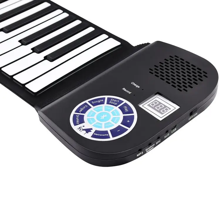 
Portable Flexible Digital Keyboard Piano Roll Up Piano F88-88 Keys Folding Electronic Keyboard for Children Student 