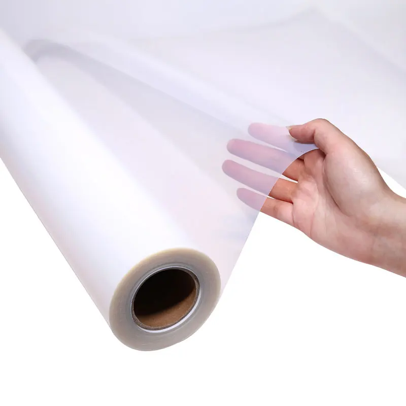 Premium Waterproof milky Transparent PET Screen Printing Inkjet Film Roll