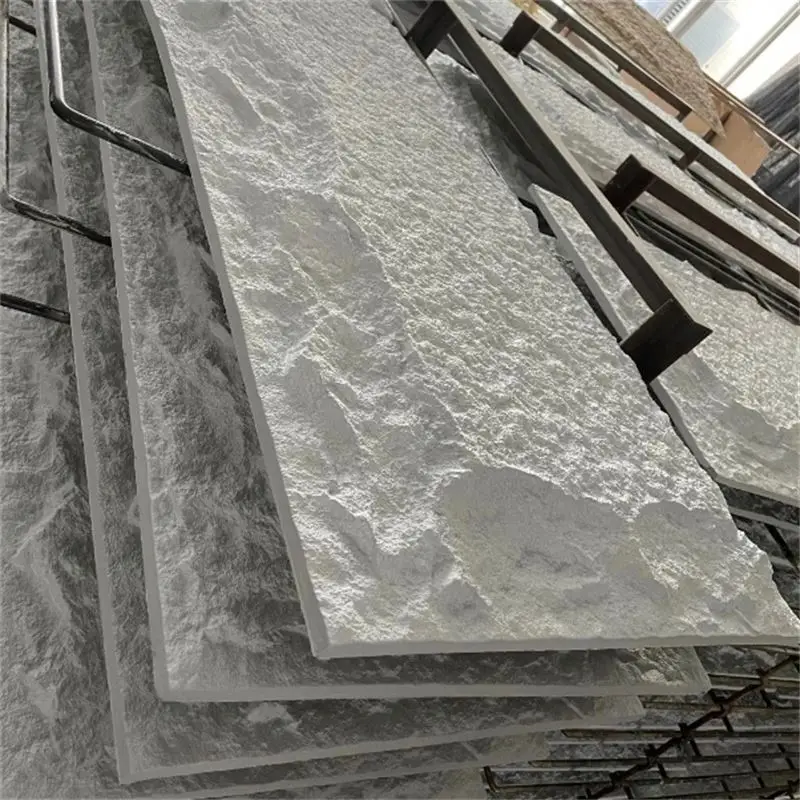 deco slat wall panel PU stone hardboard wall panel