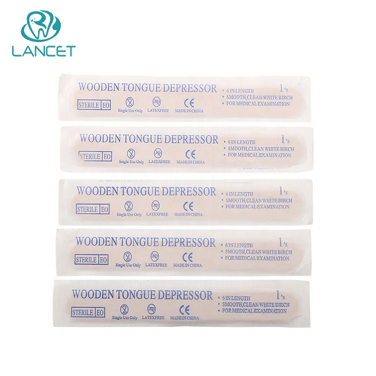 Medical Supplies promotional items wooden tongue depressor  top sell tongue depressor direct sales tounge depressor