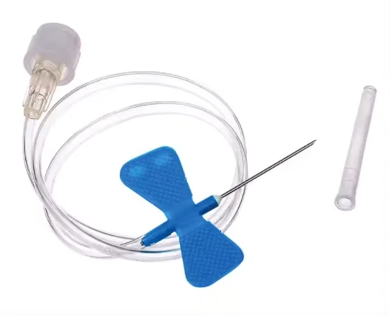 Butterfly Winged Infusion Set 20G 21G 22G 23G 24G 25G Scalp Vein Set with Luer Slip or Luer Lock
