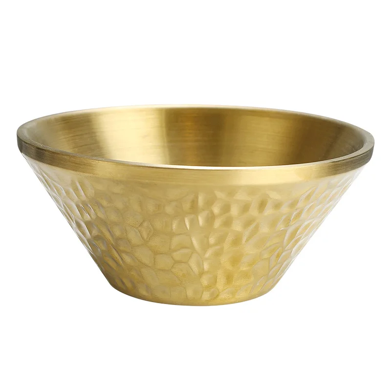 Hot Sell Korean-Style Ramen Bowl Restaurant Stainless Steel 304 Sandice Bowl Unbreakable Noodle Soup Bowl
