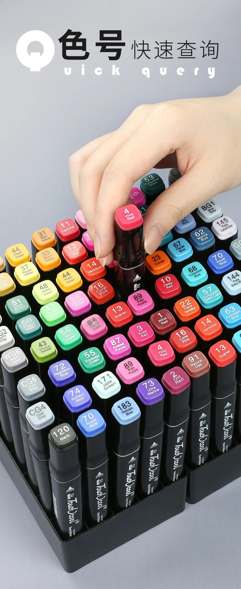 
80 Colors Sketch Markers Alcohol Based Markers stock Color Marker Pens Set Painting Art Supplies 