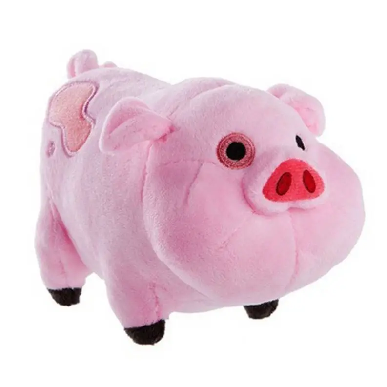 18cm Gravity Falls  Plush stuffed soft Pink Pepa Pig Waddles Toy