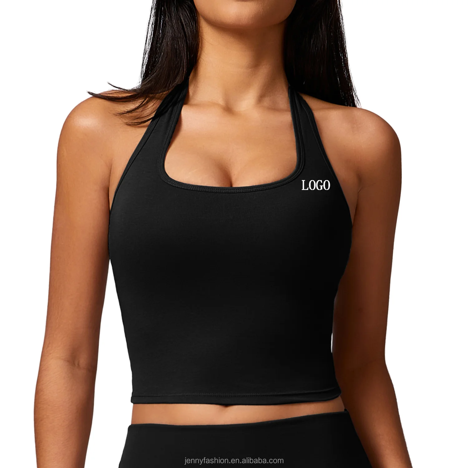 Женские спортивные майки с квадратным вырезом