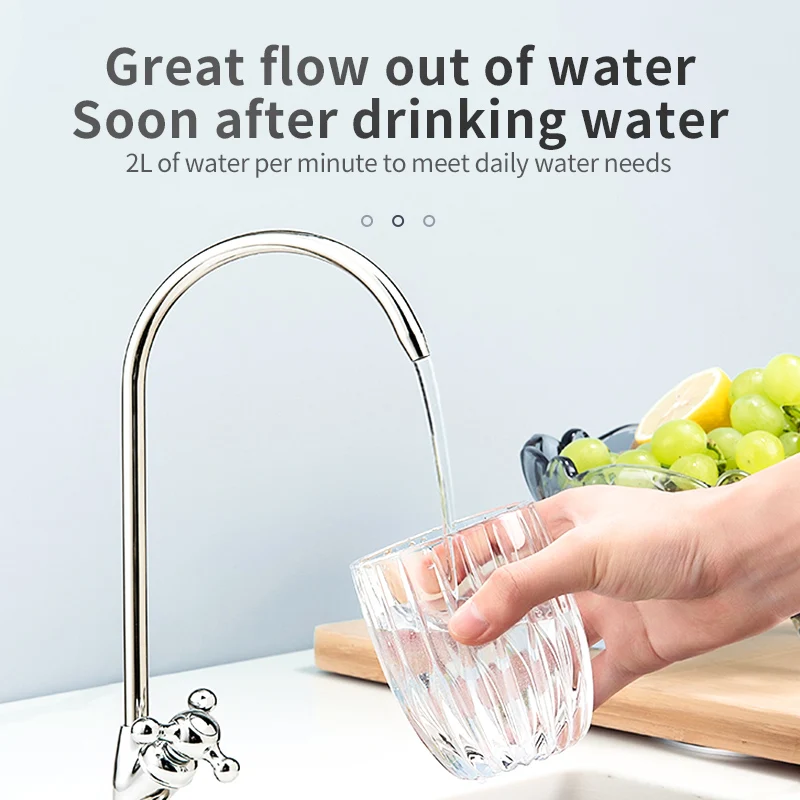 Manufacturer Osmosis Inversa Water Filter System LCD 5 Stages Water Filter Water Purifier For Home