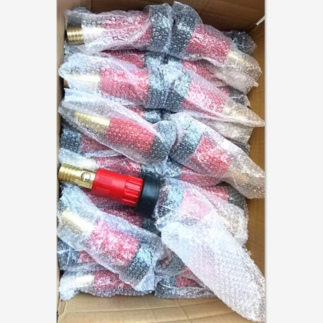 Production of adjustable plastic and brass fogger nozzle direct flow and rain flow fire nozzle firefighting nozzle