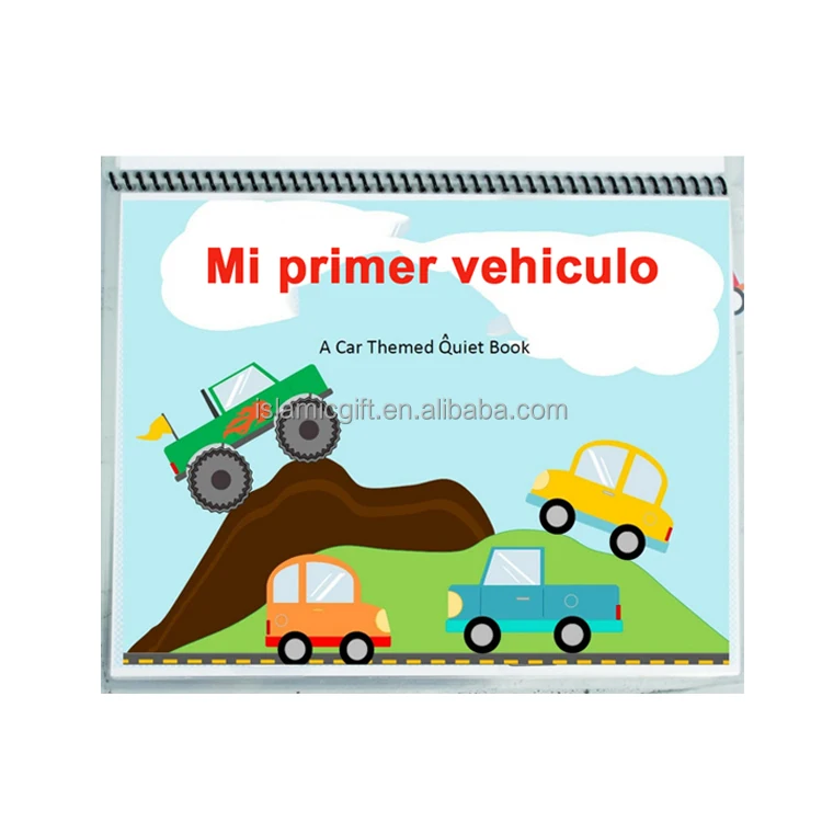 4 Pack Diy Montessori Vehicle Materials Set De Set De Libro Busy Book For Children