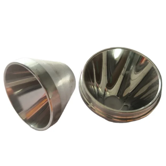 Optical reflective cover 25mm  lamp Cup spinning production reflective cover LED reflective cup lamp Cup