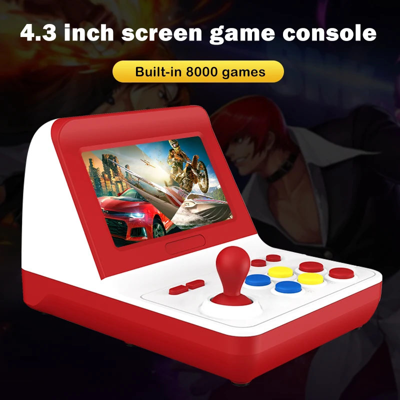 
4.3inch no touch IPS screen Joystick Games Arcade Video Game Console Player 