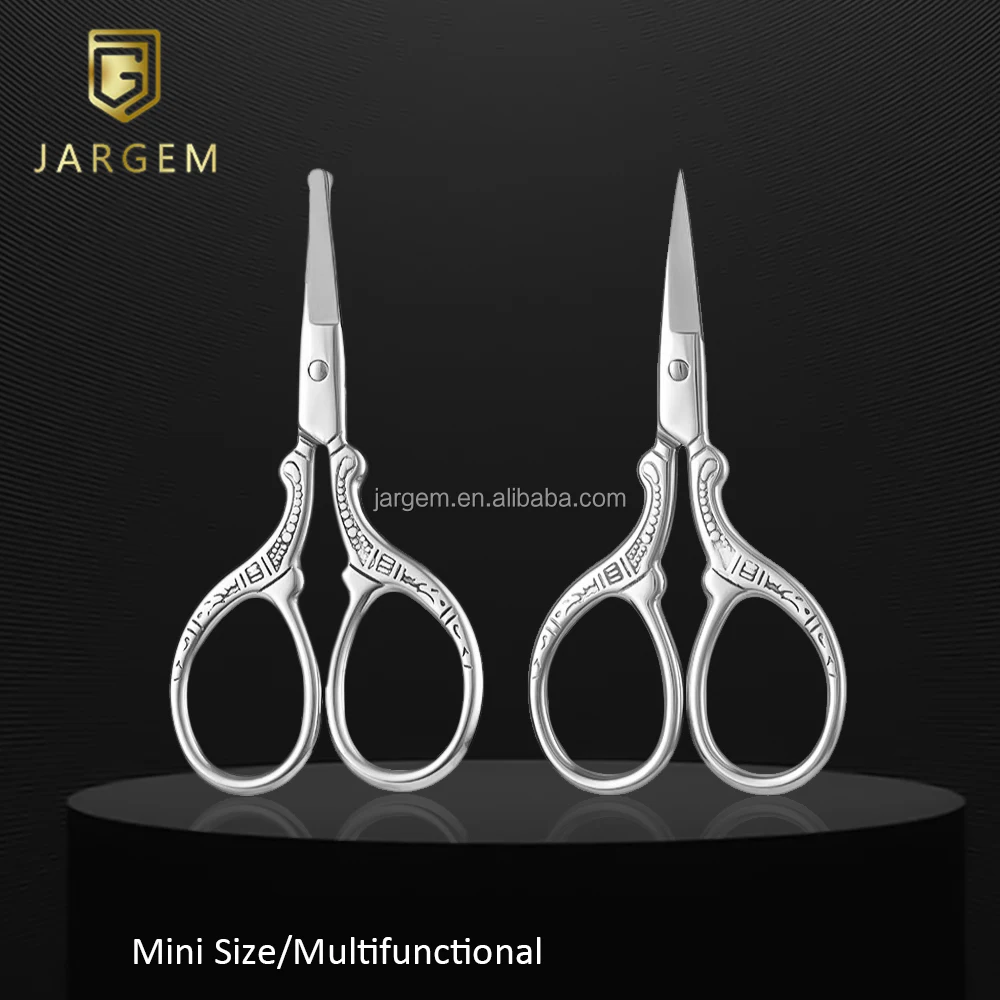 Mini Eyebrow Eyelash Scissors Sharp Manicure Cuticle Scissors 4mm Thickness Fishing Braid Scissors