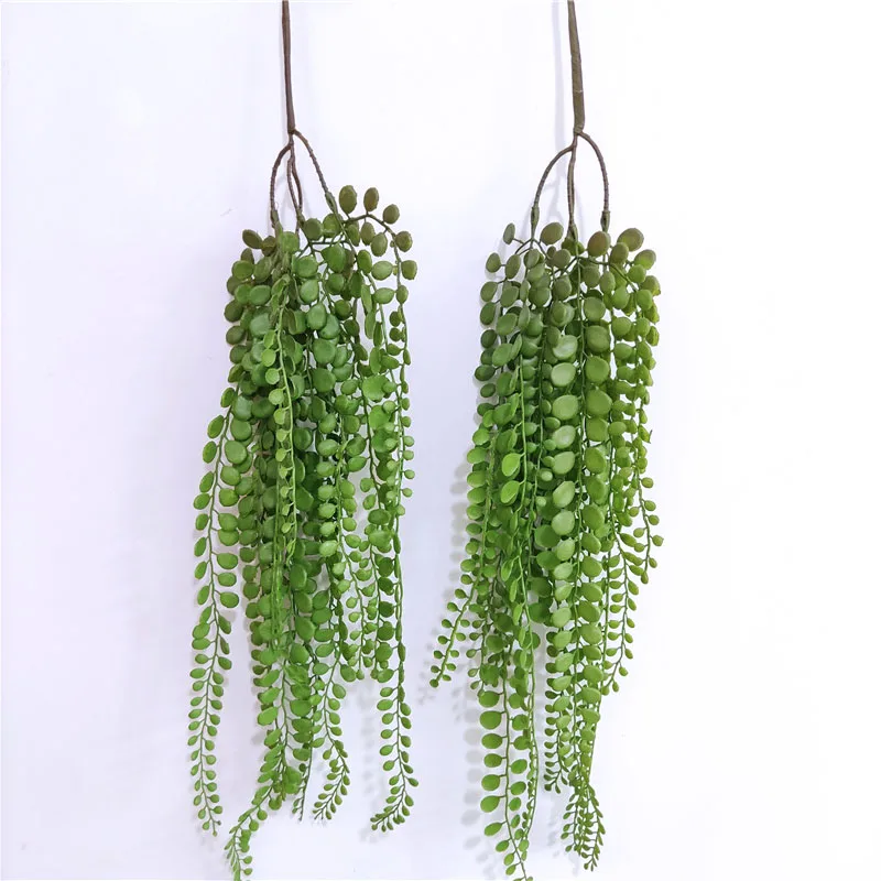 Home Decor artificial  plants  eucalyptus money leave artificial hanging plant