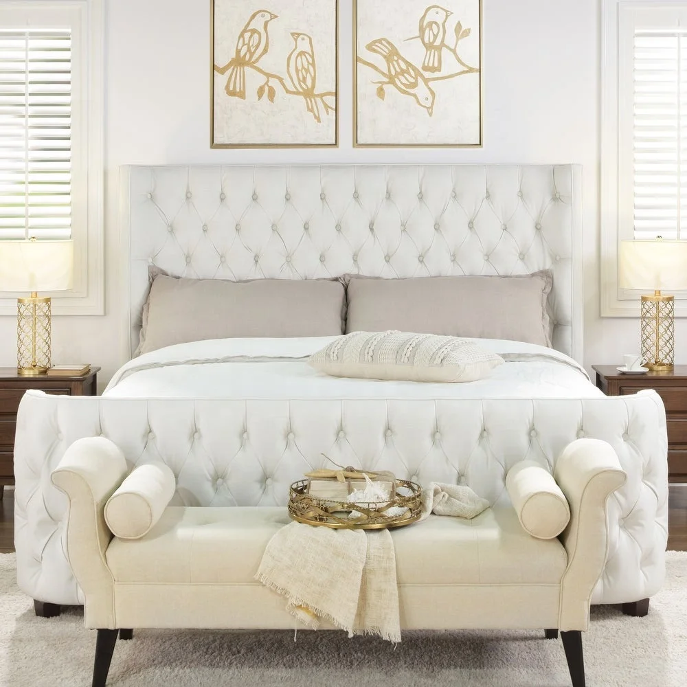 Pinzhi Home adjustable linen bed set furniture bedroom multifunction  beds for bedroom bed