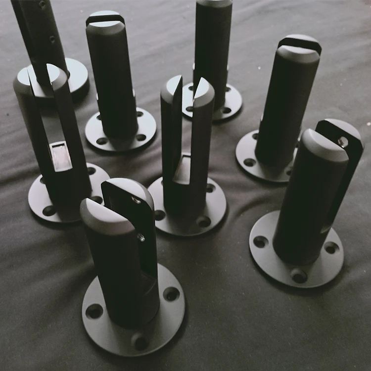 Villa frameless glass spigot swimming pool fence clamp stair Handrail balcony balustrade stainless steel spigot glass railing
